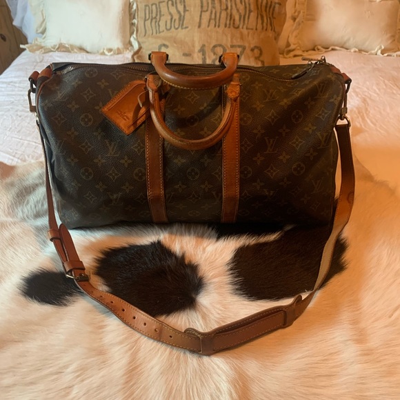 Louis Vuitton Keepall 45 Monogram Luggage Travel Bag - Picture 1 of 9